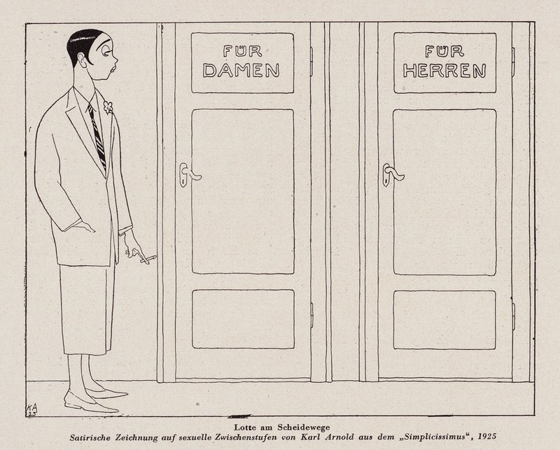Transsexuel (litho) - Karl Arnold
