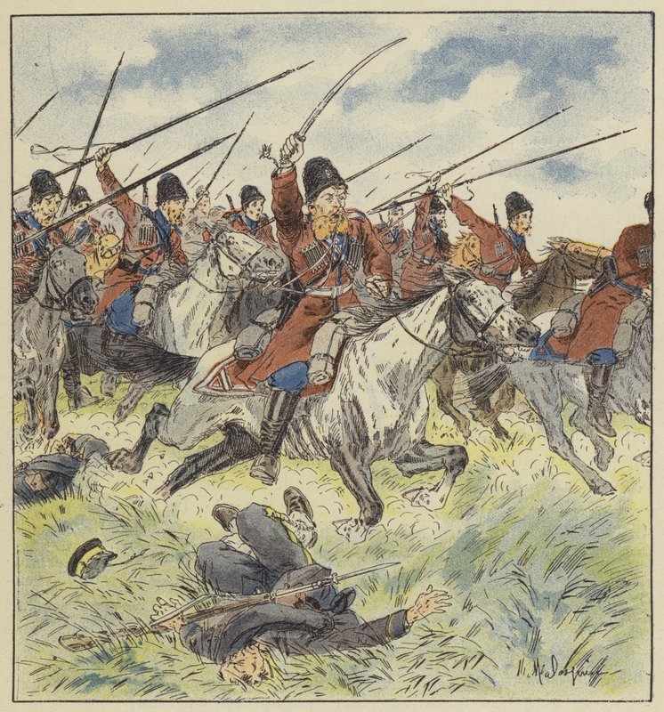 Charge de cosaques - L. Malespine