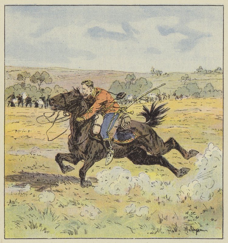 Le capitaine Tretrakof au combat de Yan-Ye-Tcheng - L. Malespine