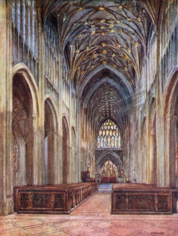 St Mary Redcliffe, vue vers l