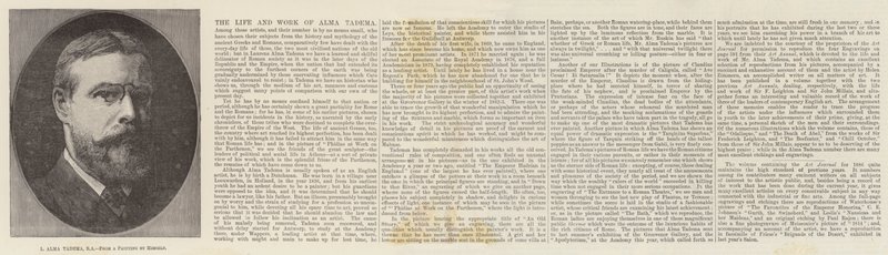 L Alma Tadema, RA - Lawrence Alma Tadema
