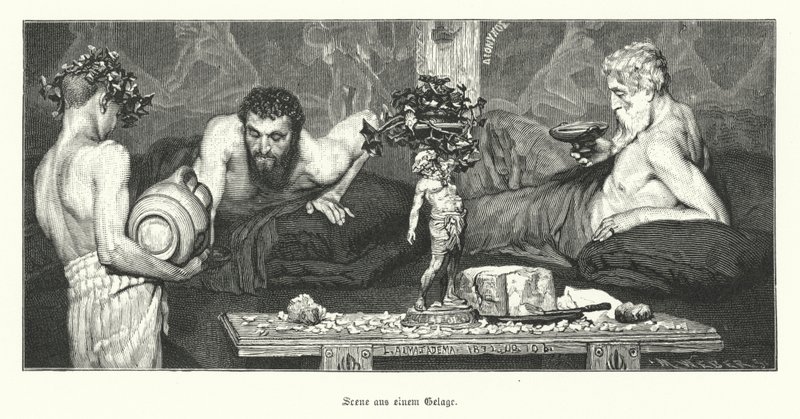 Vin Grec - Lawrence (after) Alma Tadema