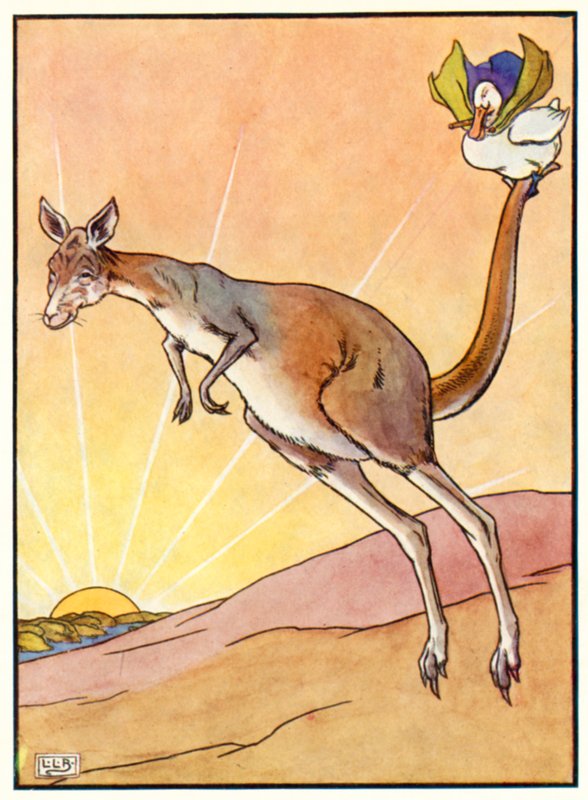 Le Canard et le Kangourou - Leonard Leslie Brooke