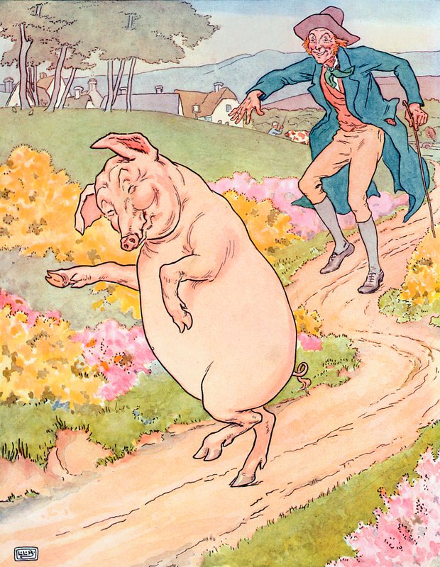 Au marché, au marché - Leonard Leslie Brooke
