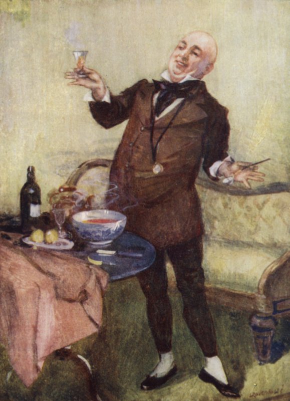 M. Micawber dans son élément - Leonard Raven Hill