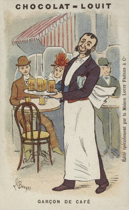 Garçon de café - Louis Borgex