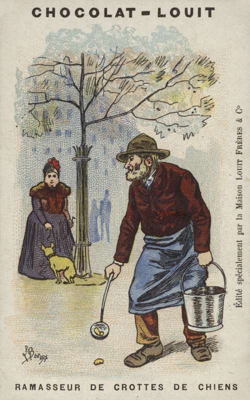 Ramasseur de crottes de chiens - Louis Borgex