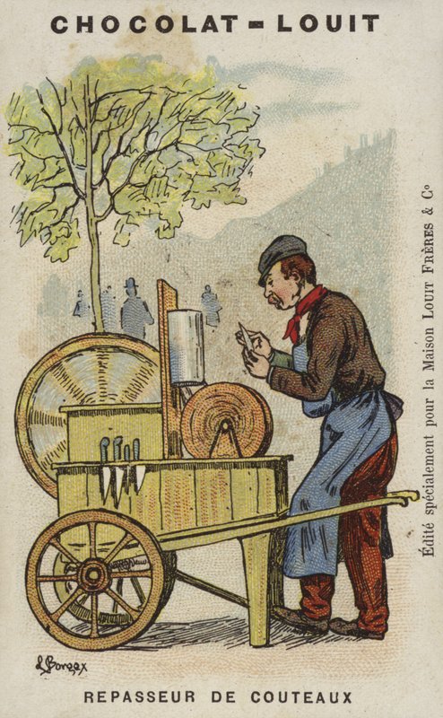 Repasseur de couteaux - Louis Borgex