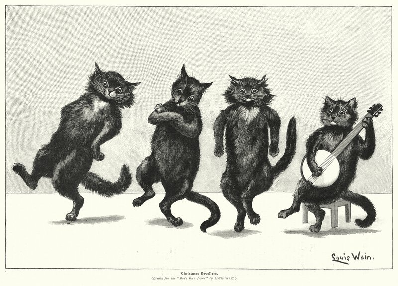 Chats dansants - Louis (after) Wain