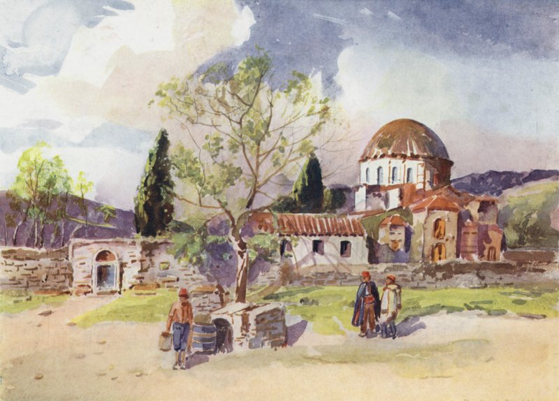 Le Couvent de Daphni, Grèce - Louis Burleigh Bruhl