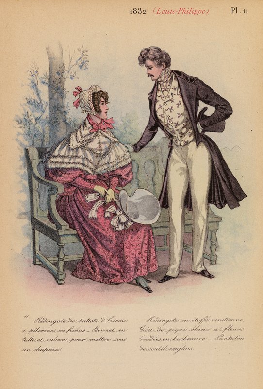 Mode française : 1832, Louis-Philippe - Louis Colas