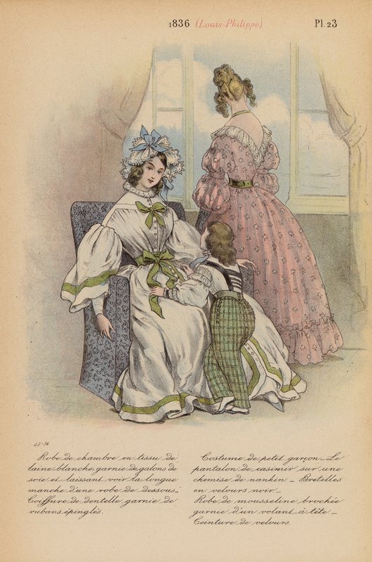 Mode française : 1836, Louis-Philippe - Louis Colas