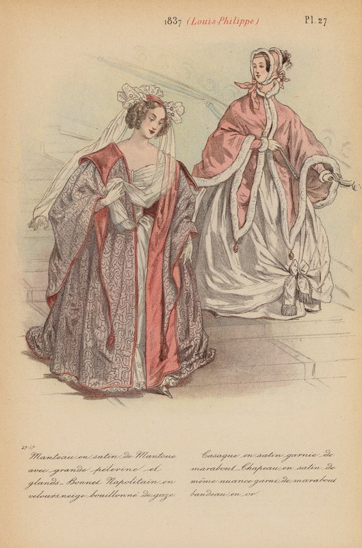 Mode française : 1837, Louis-Philippe - Louis Colas