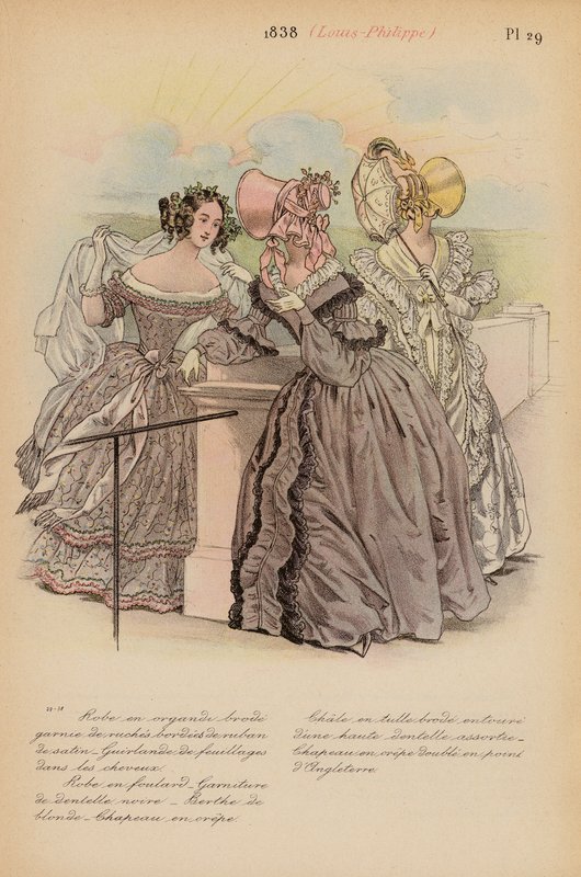 Mode française : 1838, Louis-Philippe - Louis Colas