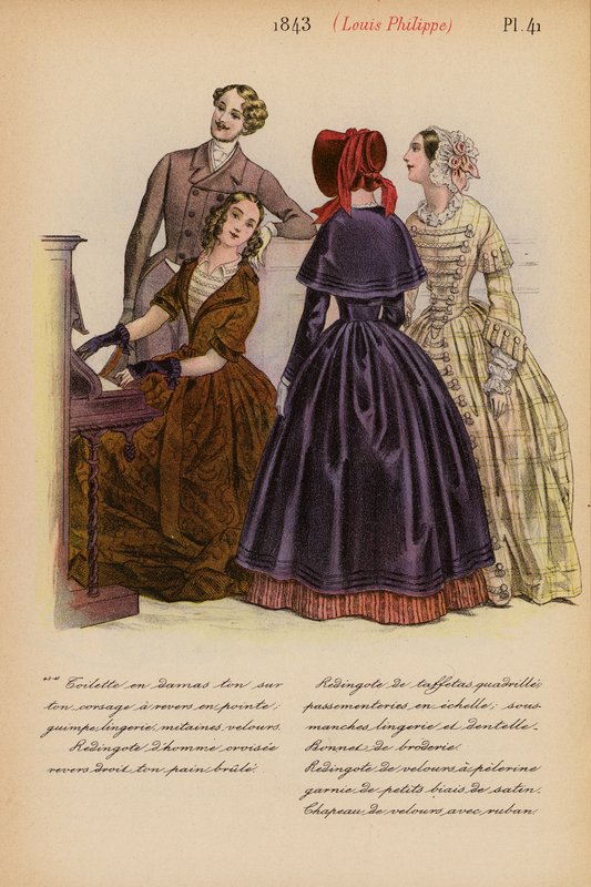 Mode française : 1843, Louis-Philippe - Louis Colas
