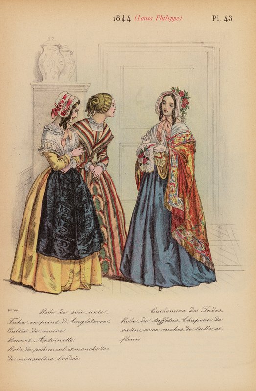 Mode française : 1844, Louis-Philippe - Louis Colas