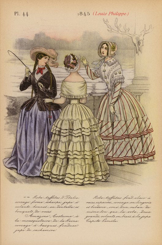 Mode française : 1845, Louis-Philippe - Louis Colas
