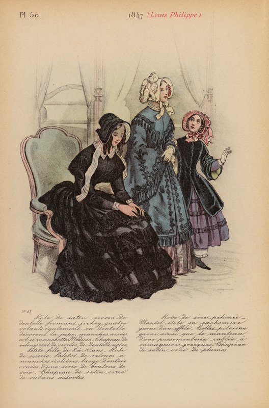 Mode française : 1847, Louis-Philippe - Louis Colas