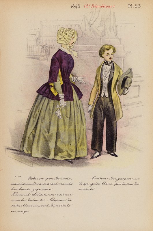 Mode française : 1848, 2e République - Louis Colas