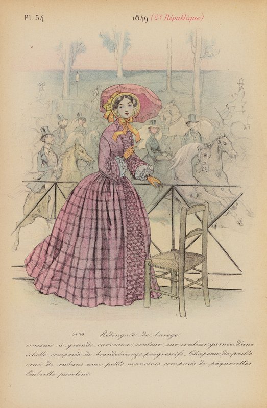 Mode française : 1849, 2e République - Louis Colas
