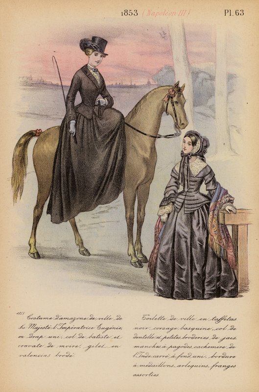 Mode française : 1853, Napoléon III - Louis Colas