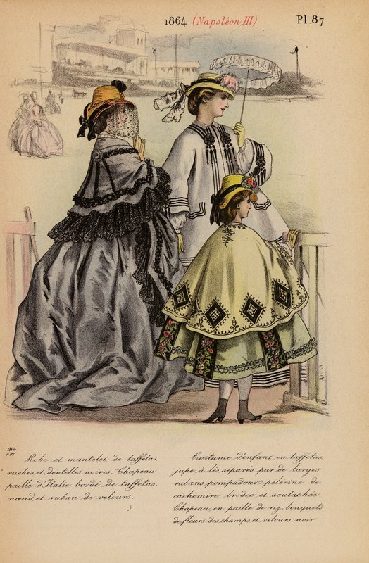 Mode française : 1864, Napoléon III - Louis Colas
