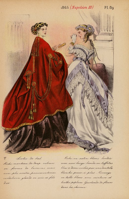 Mode française : 1865, Napoléon III - Louis Colas