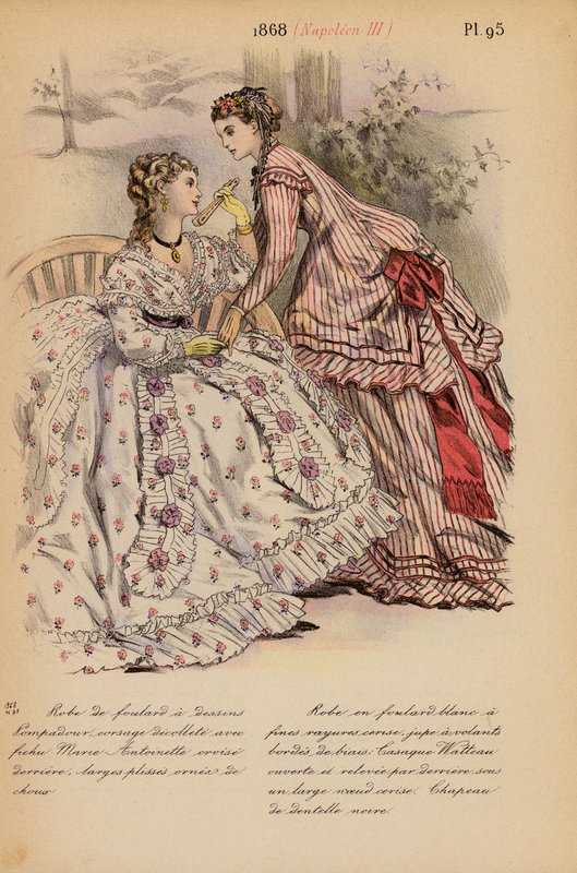 Mode française : 1868, Napoléon III - Louis Colas