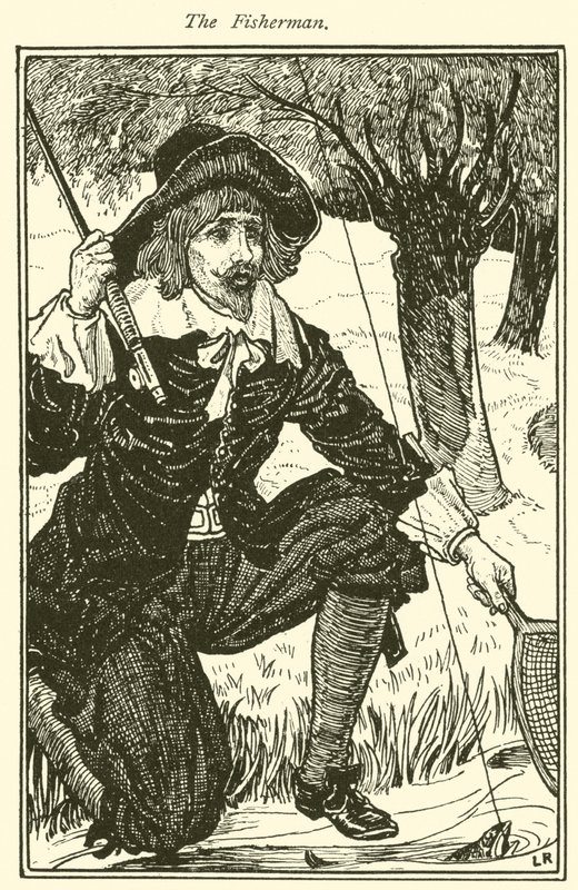Le pêcheur - Louis John Rhead