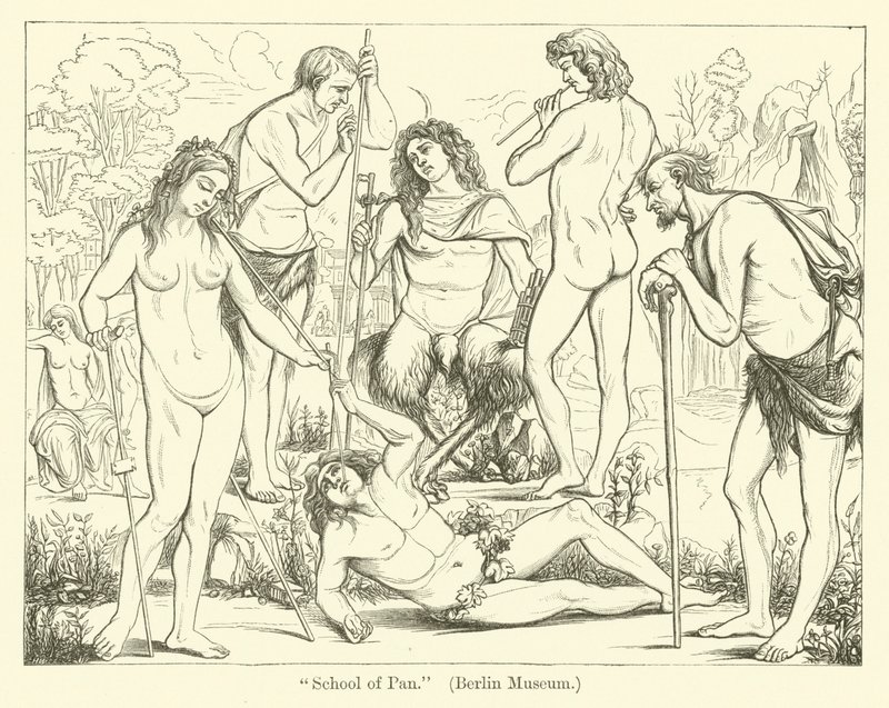 École de Pan (gravure) - Luca Signorelli