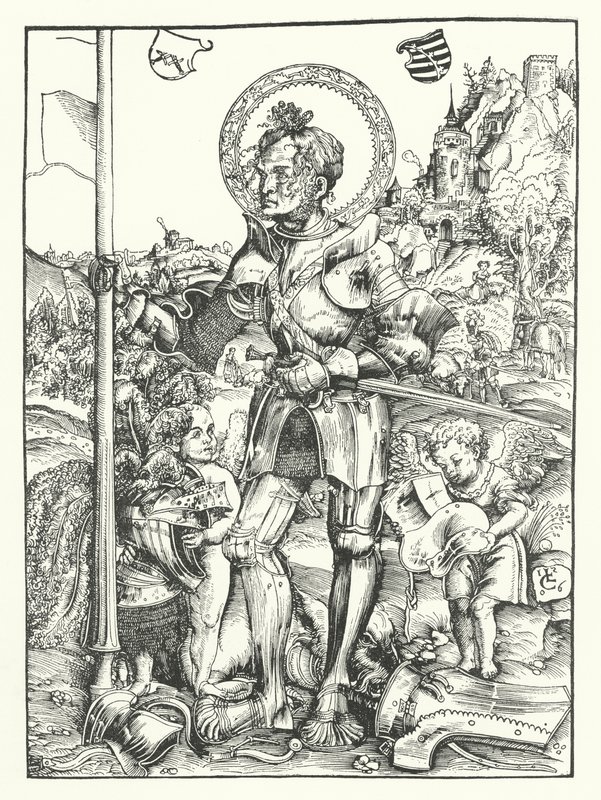 Saint Georges - Lucas the Elder (after) Cranach