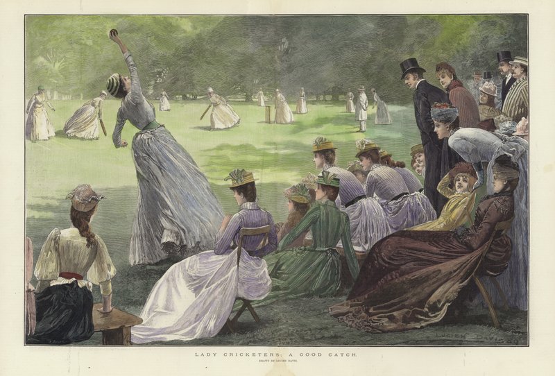 Joueuses de cricket : Une bonne prise - Lucien Davis