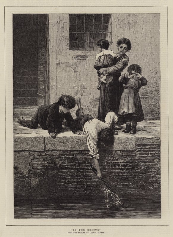 Au secours - Ludwig Passini