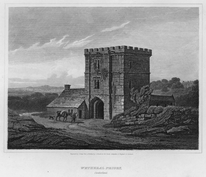 Prieuré de Wetheral, Cumberland (gravure) - Luke (after) Clennell