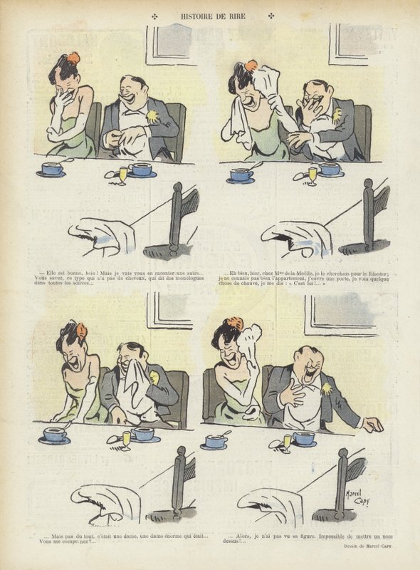Illustration pour Le Rire - Marcel Amable O.L. Capy
