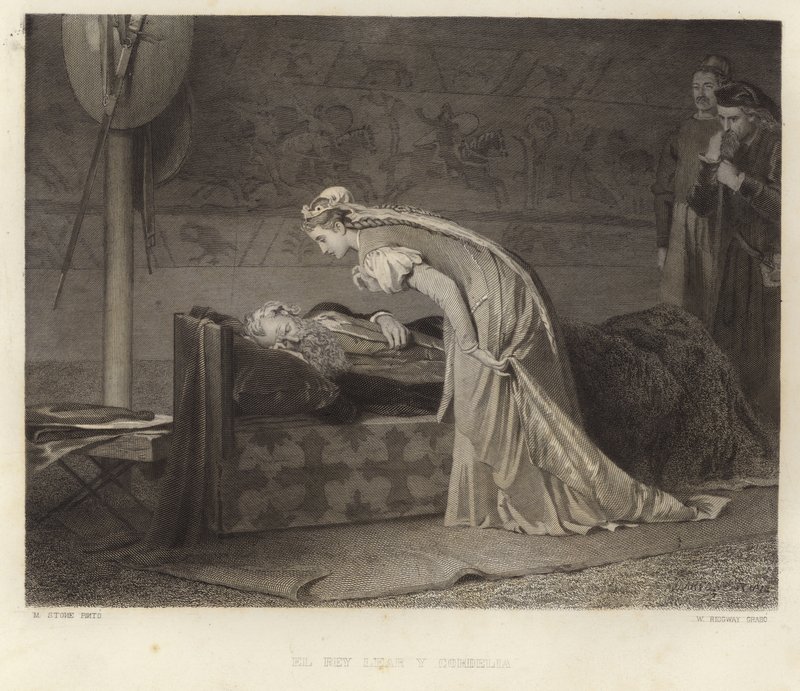 Le Roi Lear et Cordelia - Marcus Stone