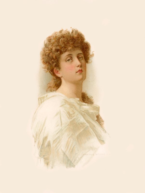 Lady Clara Vere de Vere de Tennyson - Marcus Stone