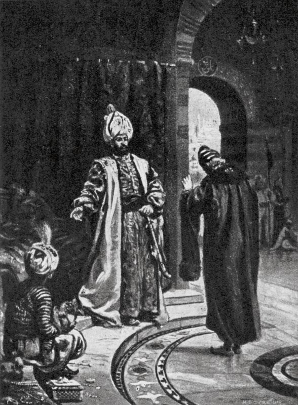 Joseph Nasi devant Selim (litho) - Margaret (after) Dovaston