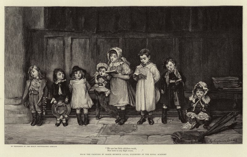 Enfants des rues - Marie Elizabeth Seymour Lucas