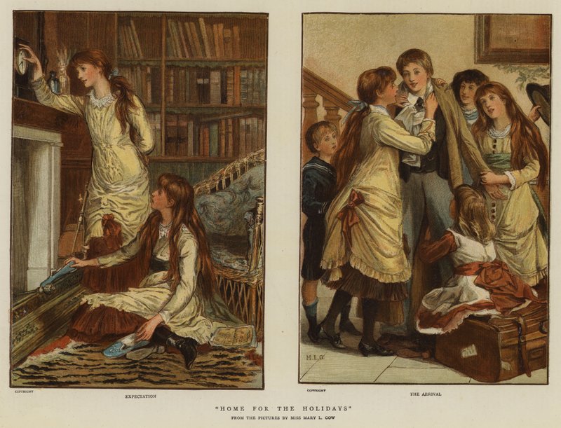 Retour à la maison pour les vacances - Mary L. Gow