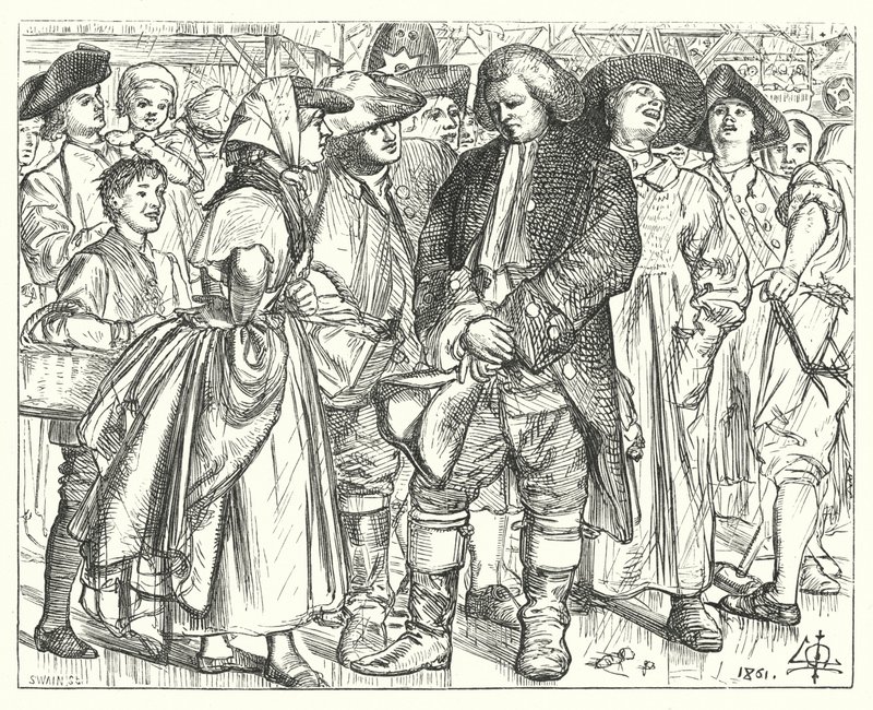 La pénitence du Dr Johnson - Matthew James (attr. to) Lawless