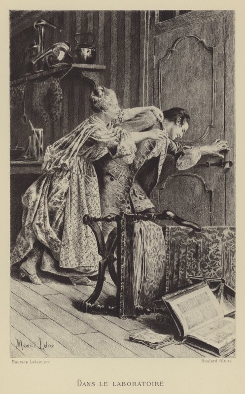 Dans le laboratoire - Maurice Leloir