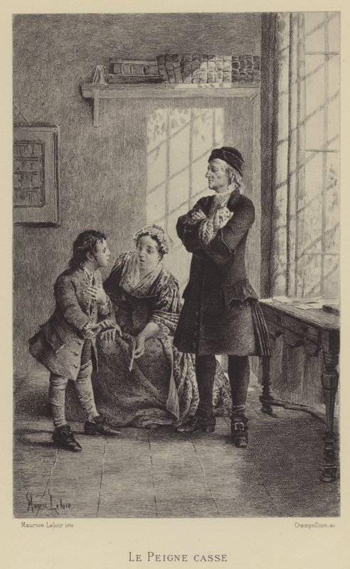 Le peigne cassé - Maurice Leloir