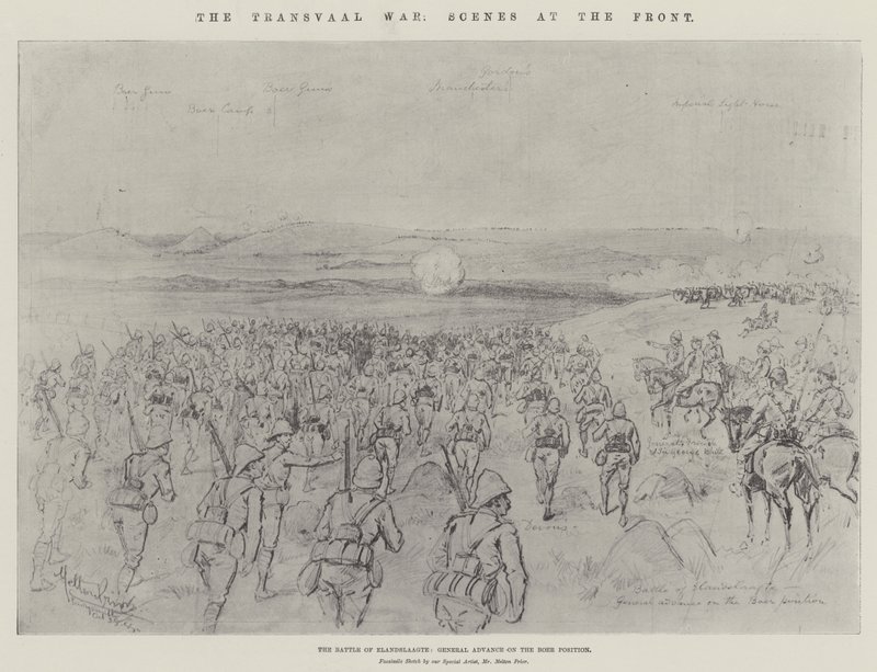 La guerre du Transvaal, scènes au front - Melton Prior
