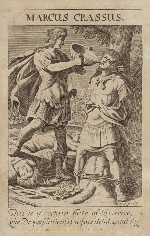 Marcus Licinius Crassus, général et politicien romain - Michael Burghers