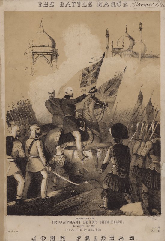 La Marche de la Bataille (lithographie) - Michael Hanhart