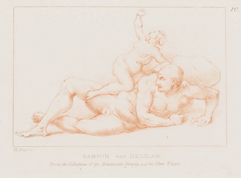 Samson et Dalila - Michelangelo (after) Buonarroti