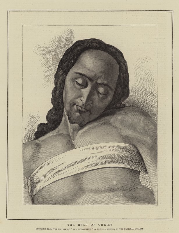La tête du Christ - Michelangelo Buonarroti