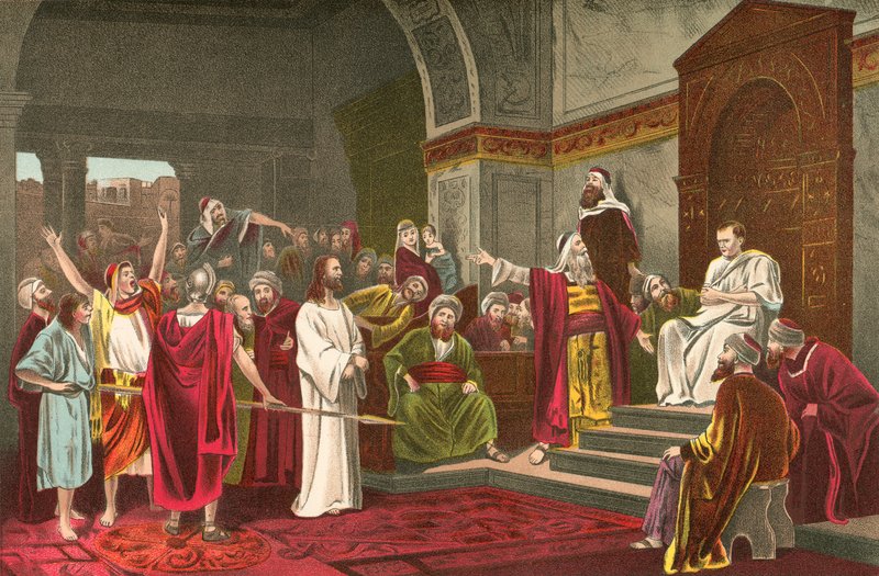 Christ devant Pilate - Mihály Munkácsy