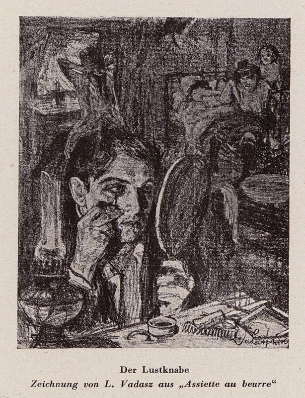 Loueur (litho) - Miklós Vadász
